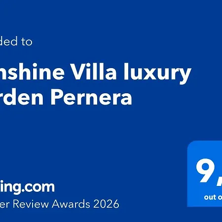 Sunshine Private Pool Luxury Garden 2' Walk To Kalamies Pernera * Protaras